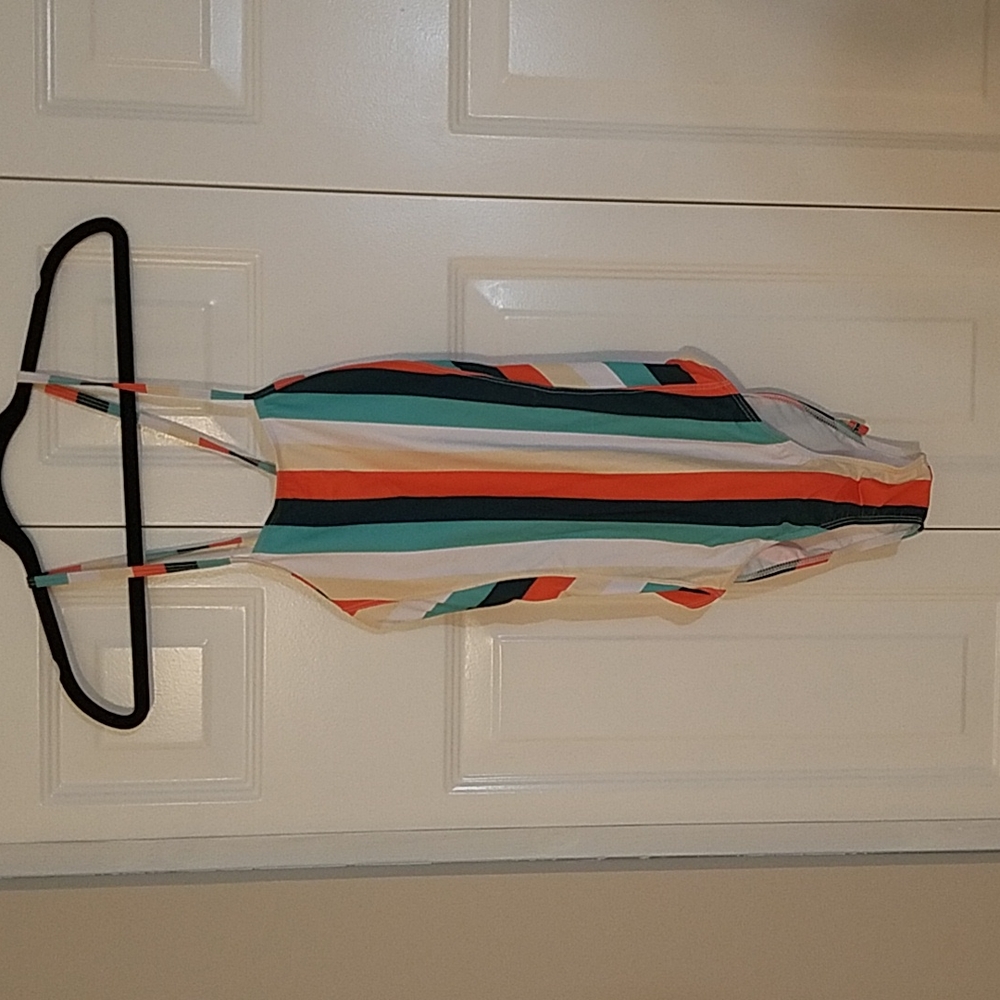 Riot Bay rainbow one piece swimsuit S